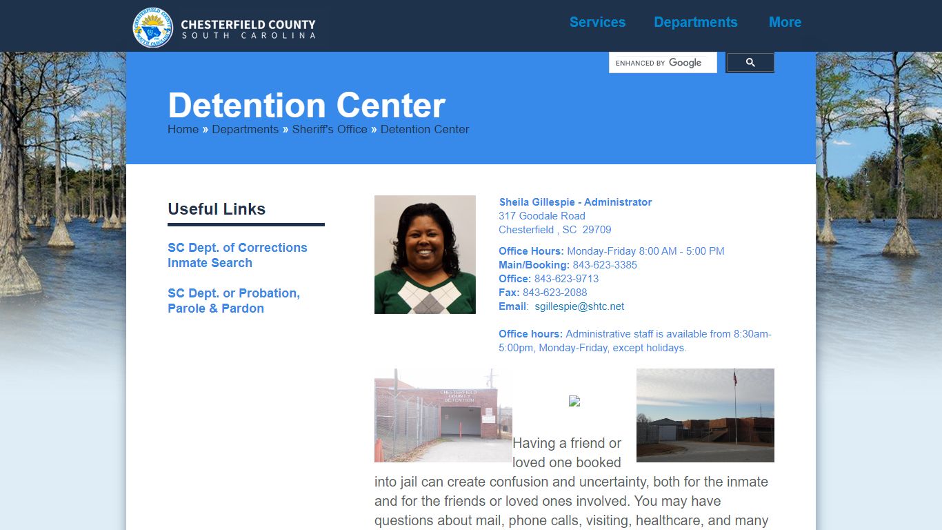 Detention Center - Chesterfield County, South Carolina